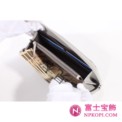 【2011年新作】シャネル クルーズライン アイコン 長財布 シルバー A48051